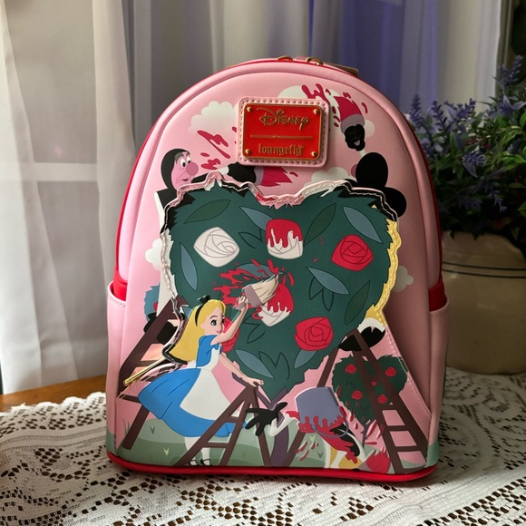 NWT- Loungefly Alice in Wonderland 3D Backpack main image 4